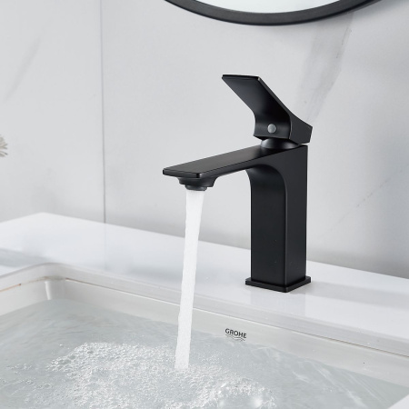 Смеситель для раковины Shevanik S6101H черный