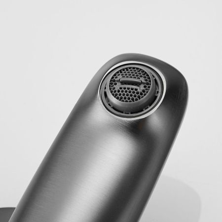 Смеситель для раковины Shevanik S8501T оружейная сталь