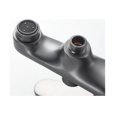 Смеситель для ванны Shevanik S6202T оружейная сталь