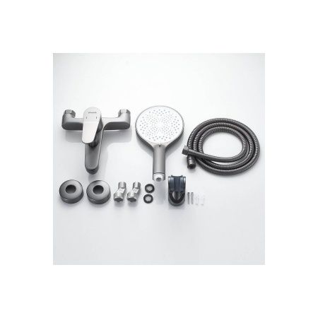 Смеситель для ванны Shevanik S6202T оружейная сталь