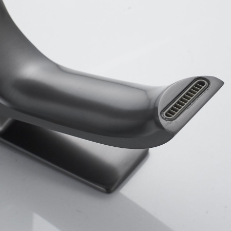 Смеситель для раковины Shevanik S4001T оружейная сталь