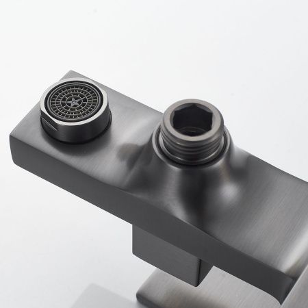 Смеситель для ванны Shevanik S9602T оружейная сталь