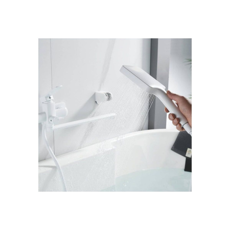 Смеситель для ванны Shevanik S9922C белый