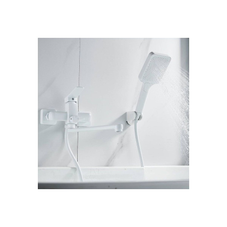 Смеситель для ванны Shevanik S9922C белый