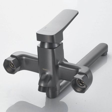 Смеситель для ванны Shevanik S9902T оружейная сталь