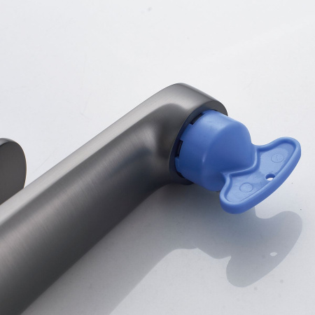 Смеситель для раковины SHEVANIK S6201T оружейная сталь