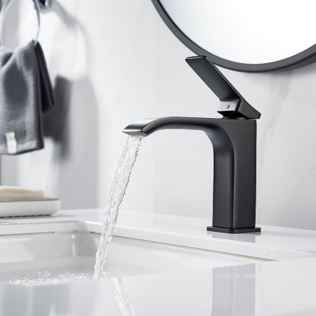 Смеситель для раковины Shevanik S4001H черный