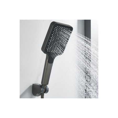 Смеситель для ванны Shevanik S9922T оружейная сталь