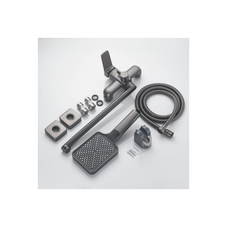 Смеситель для ванны Shevanik S9922T оружейная сталь