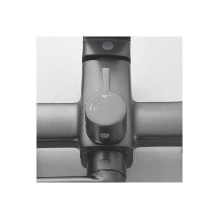 Смеситель для ванны Shevanik S9922T оружейная сталь