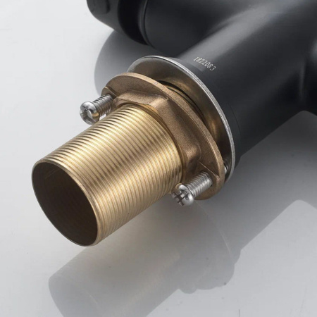 Смеситель для кухни Shevanik S128H с подключением фильтра питьевой воды, черный