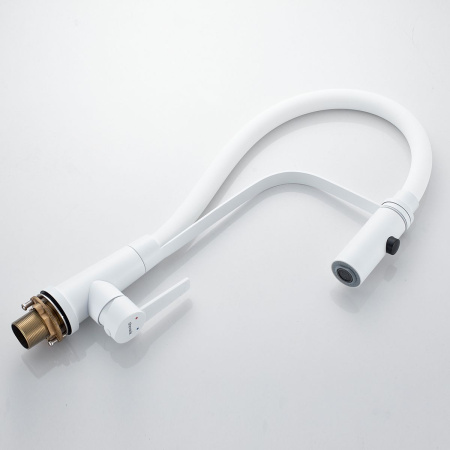 Смеситель для кухни Shevanik S943C-1 белый