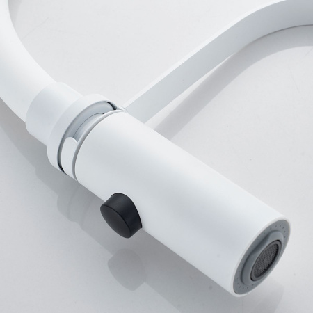 Смеситель для кухни Shevanik S943C-1 белый