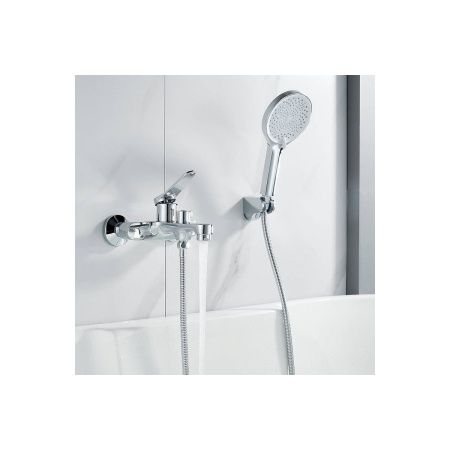 Смеситель для ванны Shevanik S6202 хром