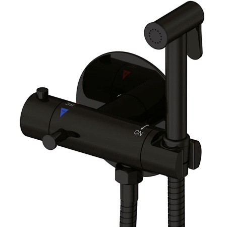 Гигиенический душ ROSE R915H черный, термостатический