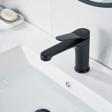 Смеситель для раковины SHEVANIK S6201H черный