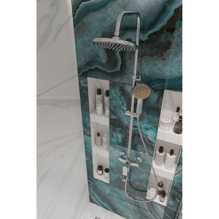 Смеситель для ванны Knotlor ERGOFIT KN-32 коротким изливом, хром