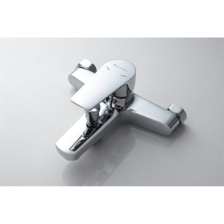 Смеситель для ванны Knotlor EcoFlow KN-14 коротким изливом, хром
