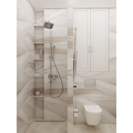 Душевая система Knotlor FINESSE KN-43 с изливом хром