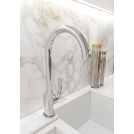 Смеситель для кухни Knotlor FINESSE KN-41 хром