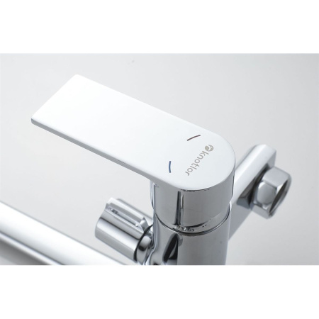 Смеситель для ванны Knotlor ERGOFIT KN-33 с длинным изливом, хром