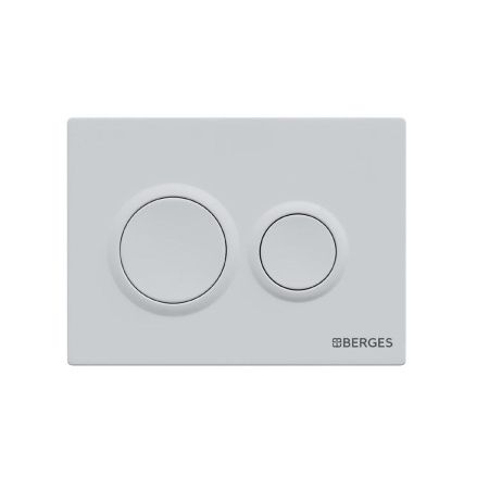 Инсталляция BERGES NOVUM 040264 с двухрежимной кнопкой O4 Soft Touch белая
