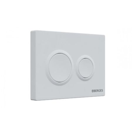 Инсталляция BERGES NOVUM 040264 с двухрежимной кнопкой O4 Soft Touch белая
