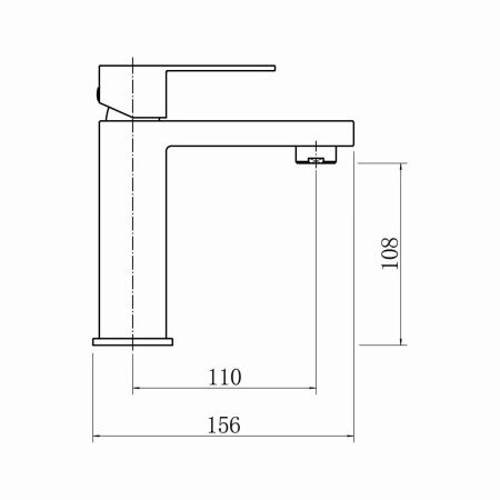 Смеситель для раковины FASHUN A51117 из нержавеющей стали