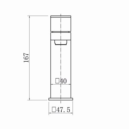 Смеситель для раковины FASHUN A51117 из нержавеющей стали