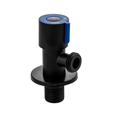 Кран металлокерамика MAGNUS 9281 угловой 1/2"х1/2" черный