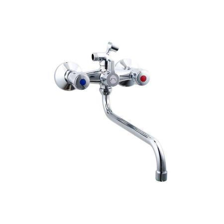 Смеситель для ванны PLStart PL2210 ABS-пластик высокопрочный с длинным изливом