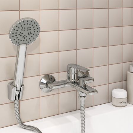 Смеситель для ванны GROSS AQUA Scandi 2550545C короткий излив