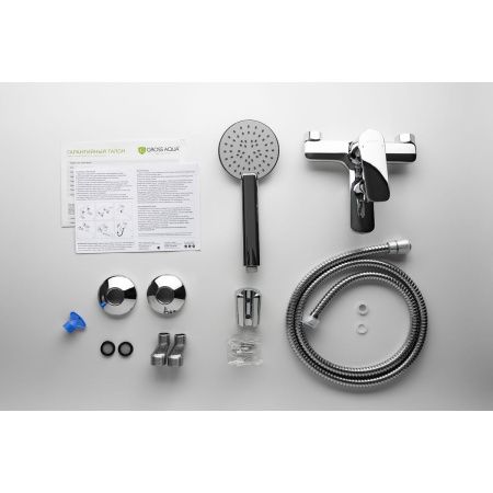 Смеситель для ванны GROSS AQUA Scandi 2550545C короткий излив