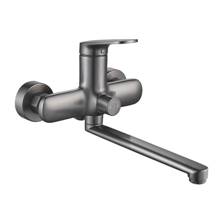 Смеситель для ванны Shevanik S8502T оружейная сталь