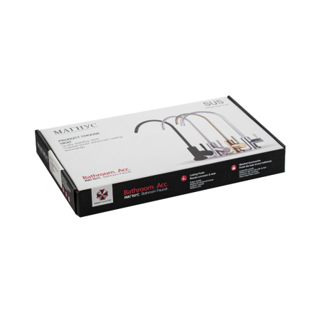 Кран для фильтра питьевой воды MAGNUS 9021 Графит из нержавеющей стали