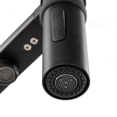 Смеситель для кухни GROSS AQUA 3188611SSMBB Neosteel черный, с подключением к фильтру питьевой воды