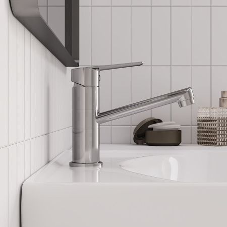 Смеситель для кухни GROSS AQUA Dyno 3210285С-G0114 с длинным изливом