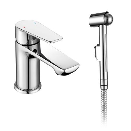 Смеситель для умывальника GROSS AQUA Dyno 6249285C, с гигиеническим душем