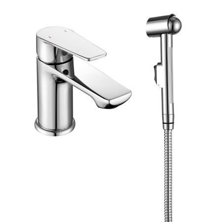 Смеситель для умывальника GROSS AQUA Dyno 6249285C, с гигиеническим душем