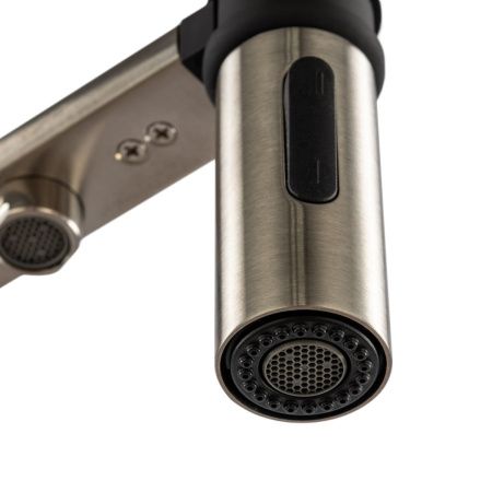 Смеситель для кухни GROSS AQUA 3188611SSB Neosteel нержавеющая сталь, с подключением к фильтру питьевой воды