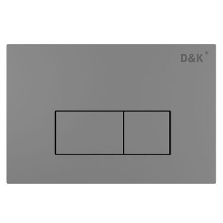 Кнопка механическая двойная D&K Rhein DB1499006 графит (для инсталляции DI8050127)
