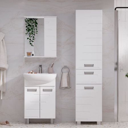 Шкаф зеркальный VOLNA Joli 50 zsJOLI50.R-01 Правый