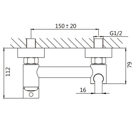 Гигиенический душ Shevanik S107T оружейная сталь