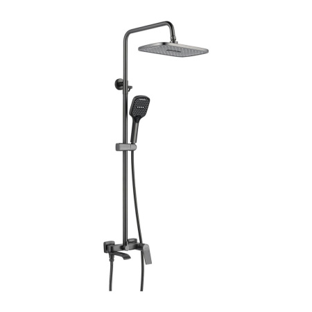 Душевая система Shevanik S4136T оружейная сталь