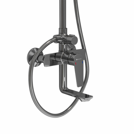 Душевая стойка со смесителем GROSS AQUA Dyno GA9009SMD07C с изливом