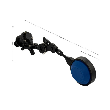 Поплавковый клапан для бачка и ёмкостей МАК 3137, 1/2