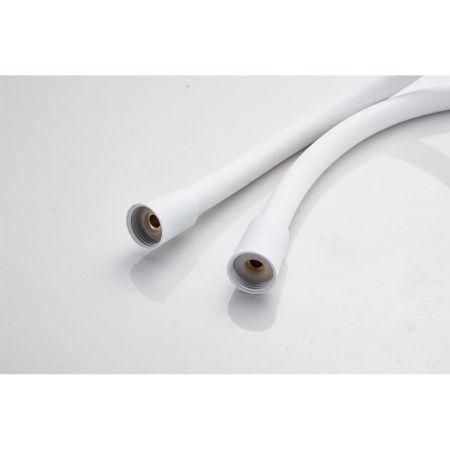 Смеситель для ванны Knotlor Stable KN-22/WY с коротким изливом, белый матовый