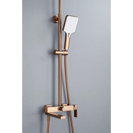 Душевая система Knotlor Stable KN-23/RB римское золото/бронза
