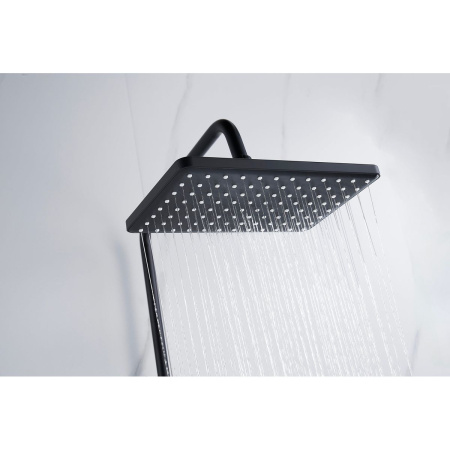 Душевая система Knotlor Vigor KN-72/BL черный