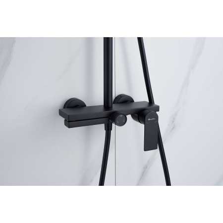 Душевая система Knotlor Vigor KN-72/BL черный